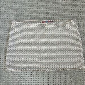 Urban Outfitters Cream Textured Mini Tube Top